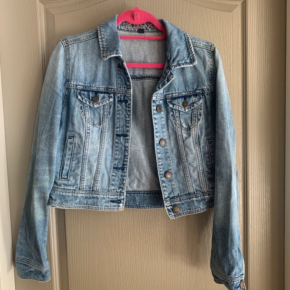 classic jean jacket american eagle staple denim cowgirl coastal